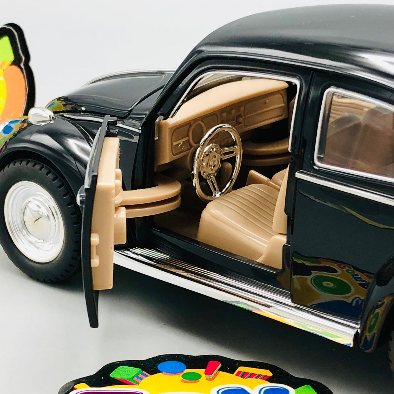 1Pc ABS Inertial Volkswagen Beetle Model