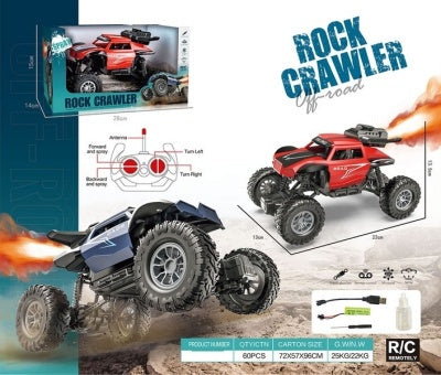 RC Spray Rock Crawler Off-Road Vehicle
