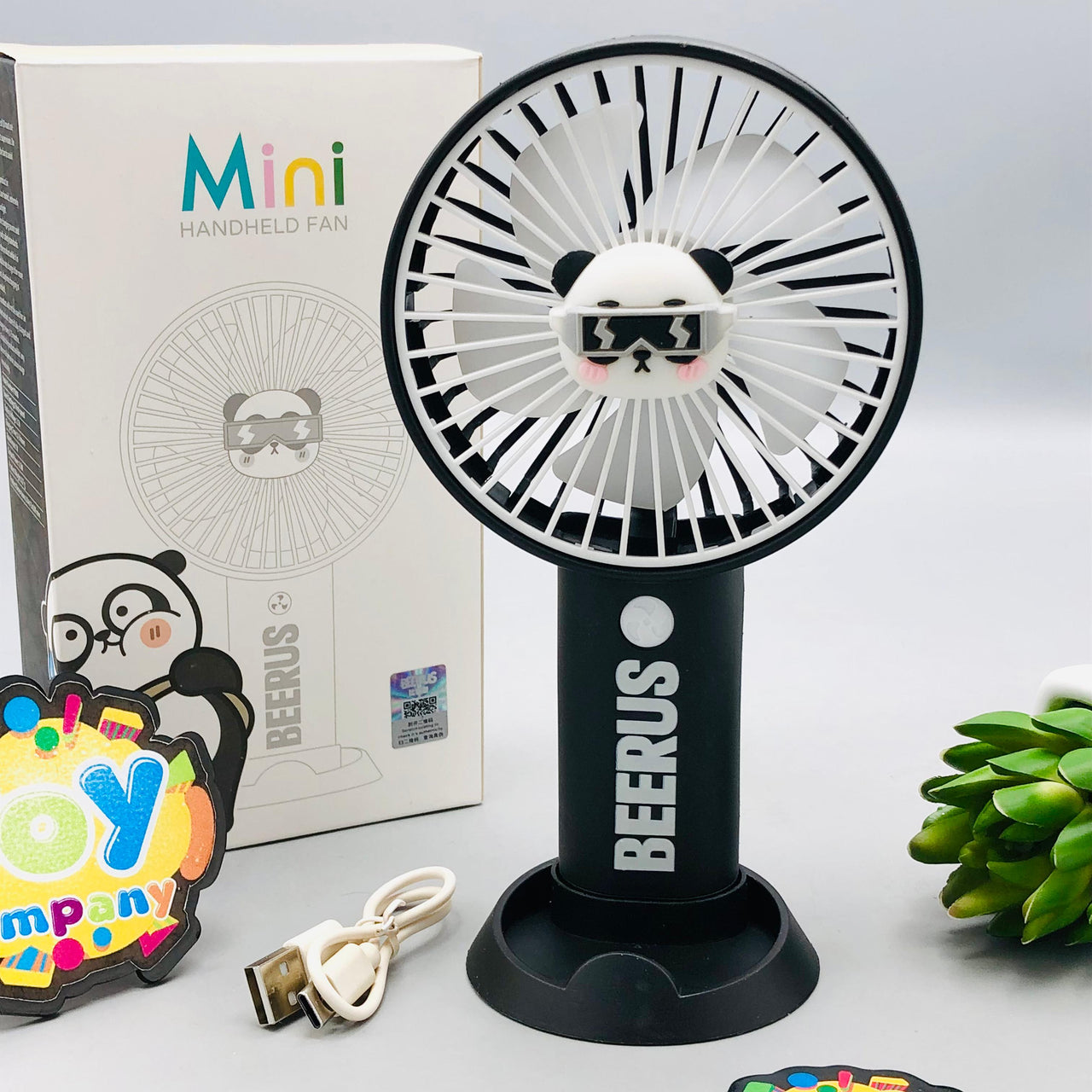 Beerus Rechargeable Mini Handheld & Desktop Fan