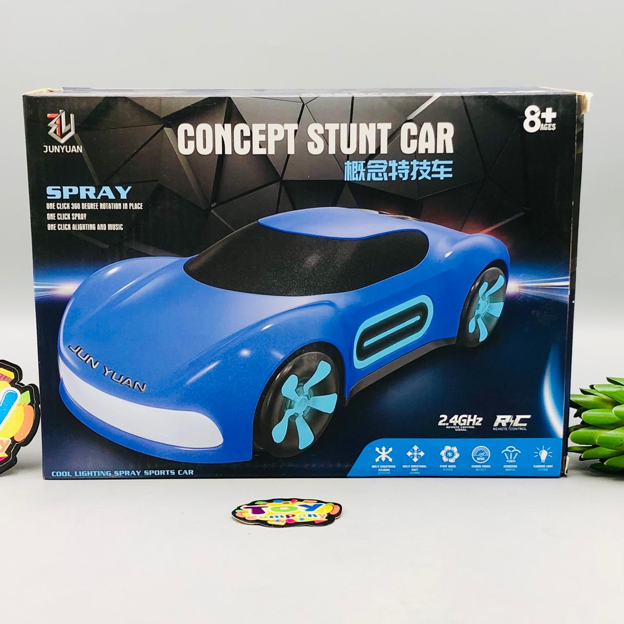 2.4GHz Watch & Remote Control Concept Spray Stunt Car