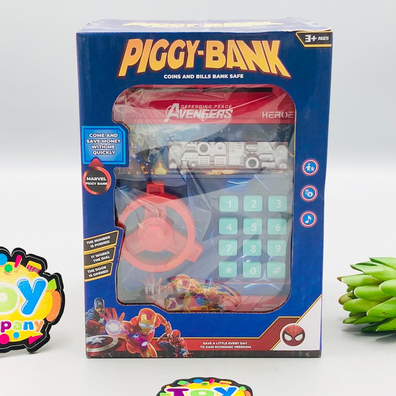 Avengers Secret Code Lock Piggy Bank