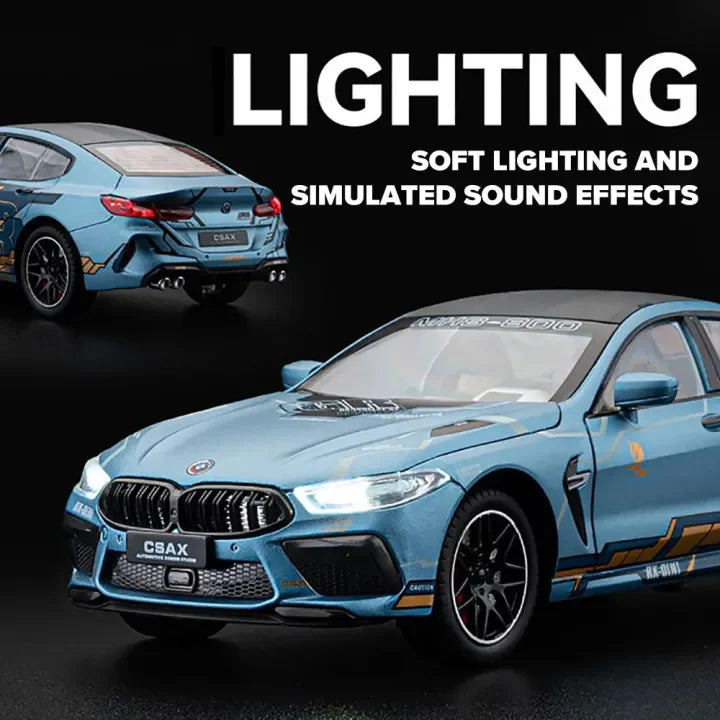 1:24 Diecast BMW M8 Manhrat Model Car