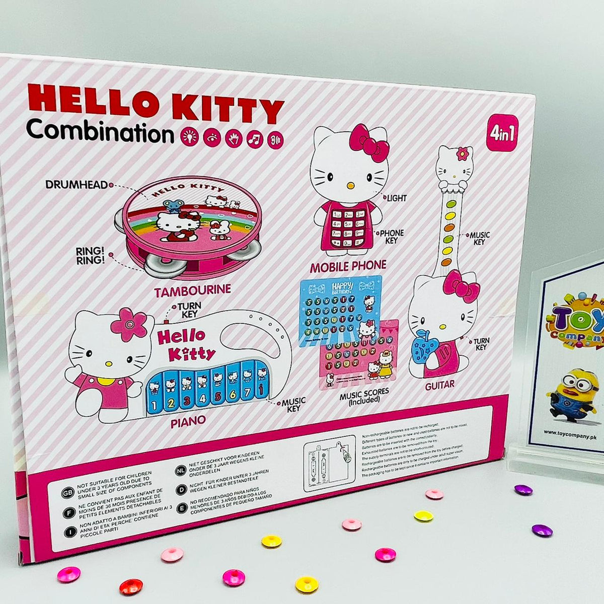 Hello Kitty 4 in 1 Musical Set