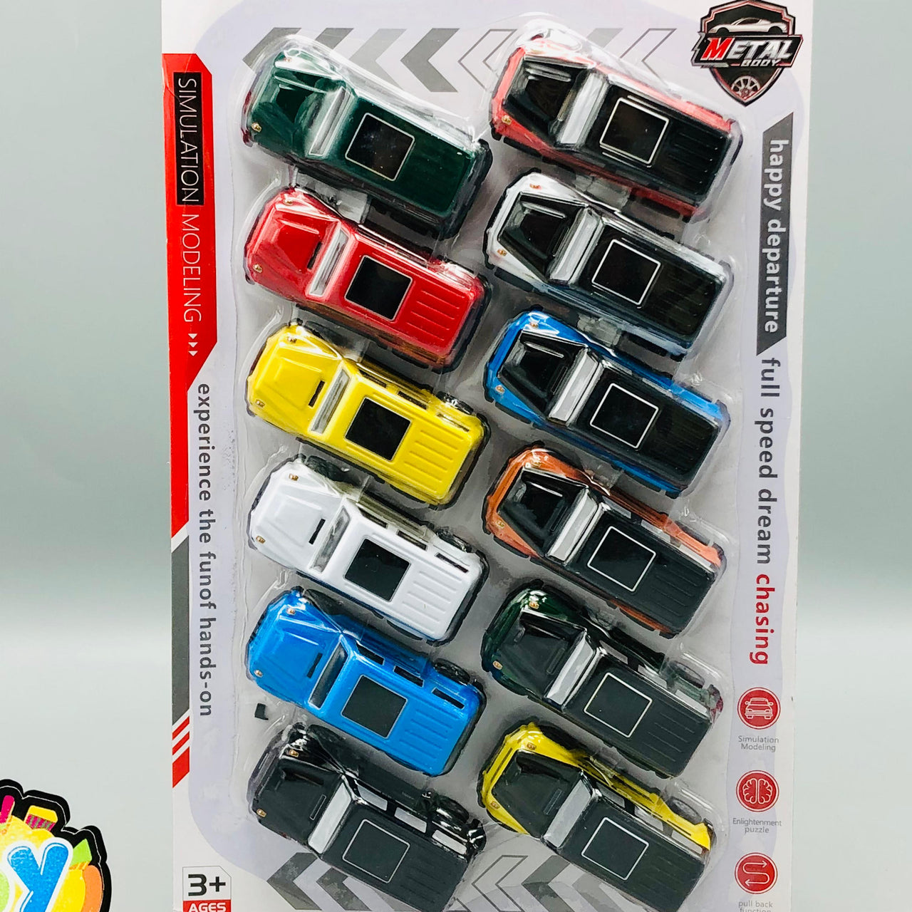 12Pcs Diecast Mini Pullback Mercedes Models