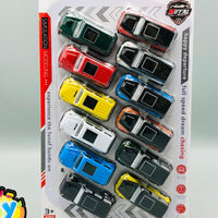 12Pcs Diecast Mini Pullback Mercedes Models
