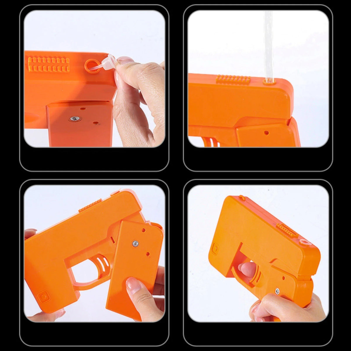 Manual Mini Foldable Iphone Water Gun Toy