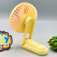Multi-functional Mini Handheld & Desktop Fan With Light