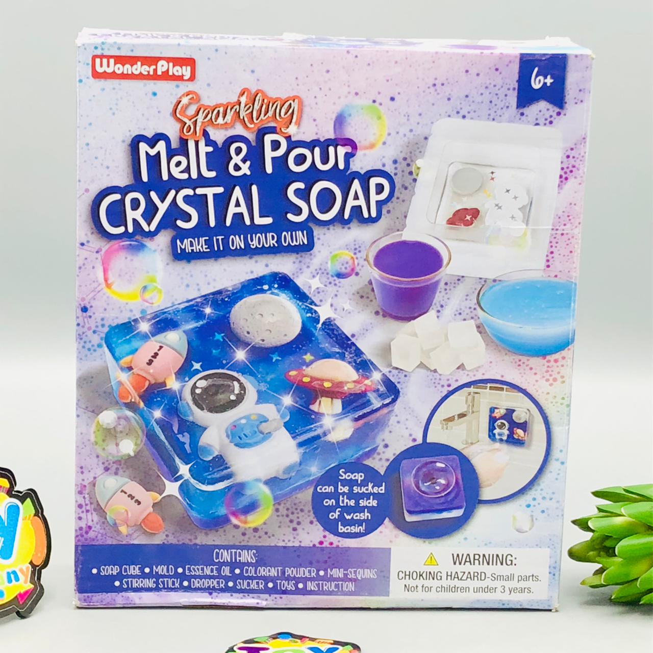 DIY Sparkling Melt & Pour Crystal Soap Kit