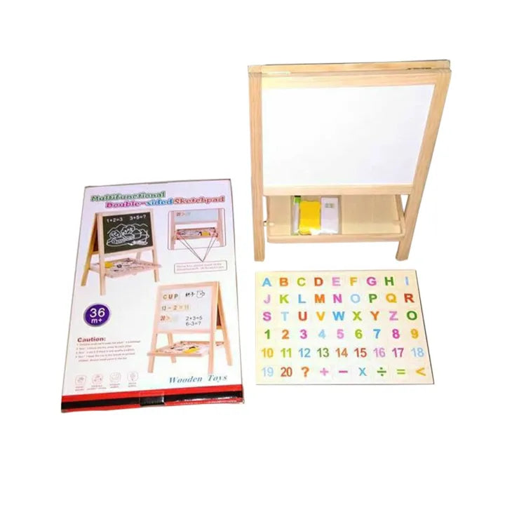Multi-functional Wooden Double Sided Sketchpad