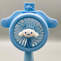 Rechargeable Mini Cinnamoroll Themed Three Speed Fan
