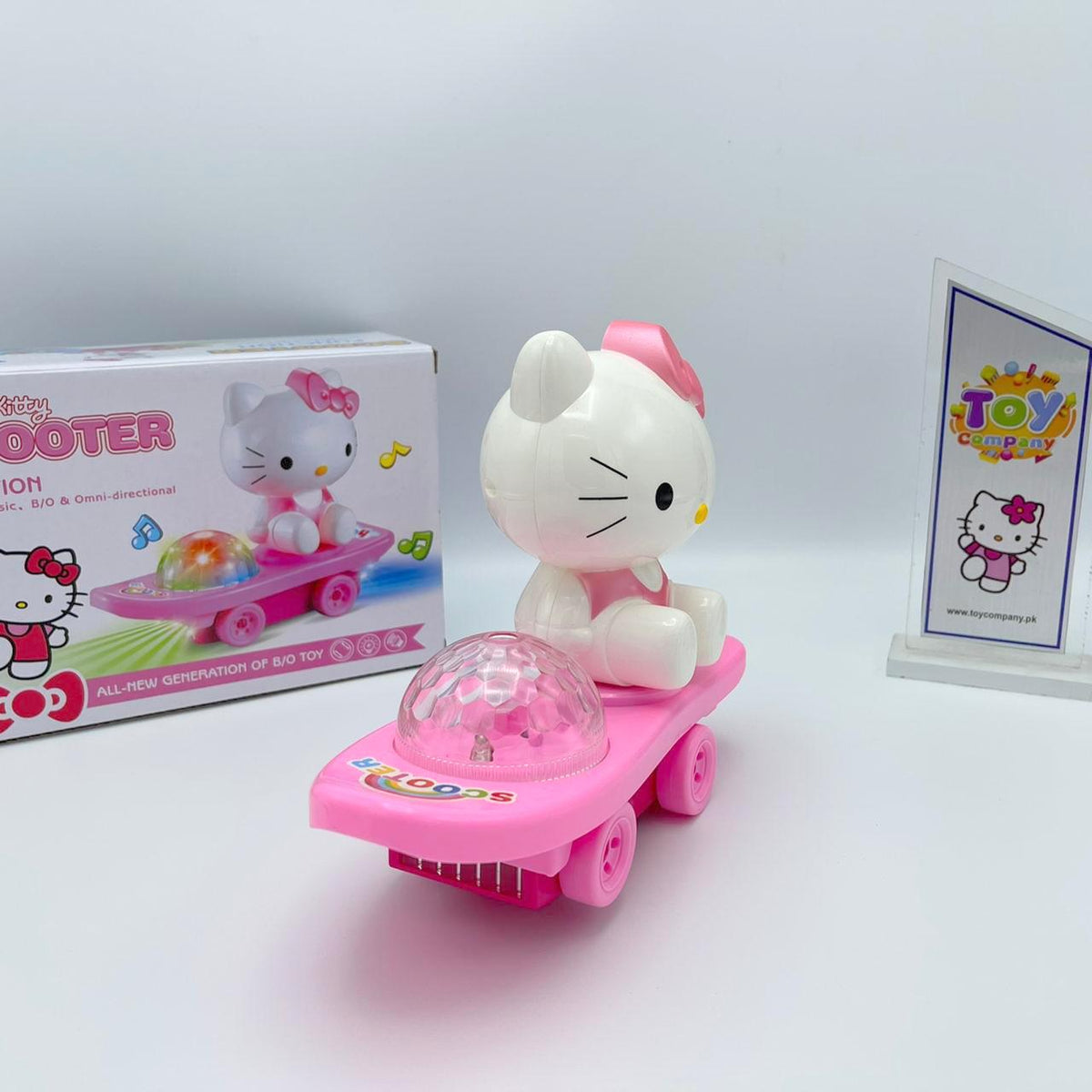 Hello Kitty on Skate Board