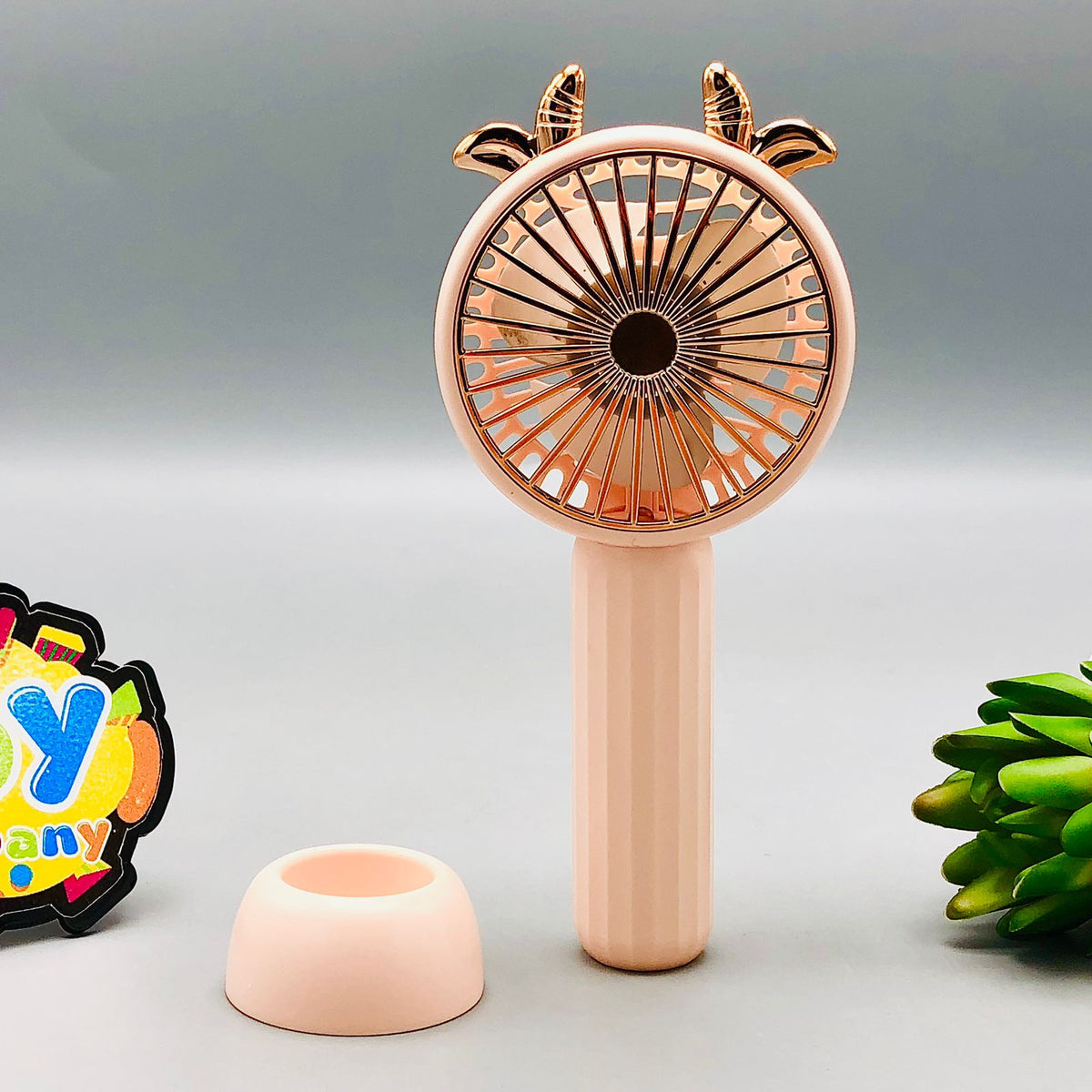 Mini Rechargeable Unique Design Cooling Fan With Light