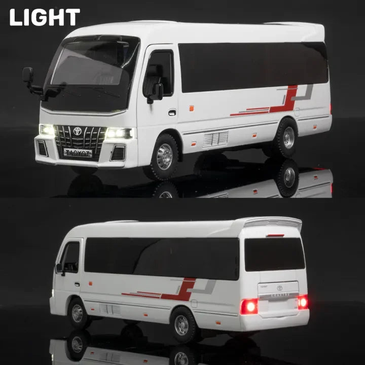 1:32 Diecast Toyota Coaster Bus Model