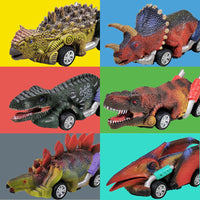 Pullback Mini Dinosaur Car Team Set - 6Pcs