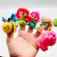 5Pcs Mermaid Themed Finger Puppet