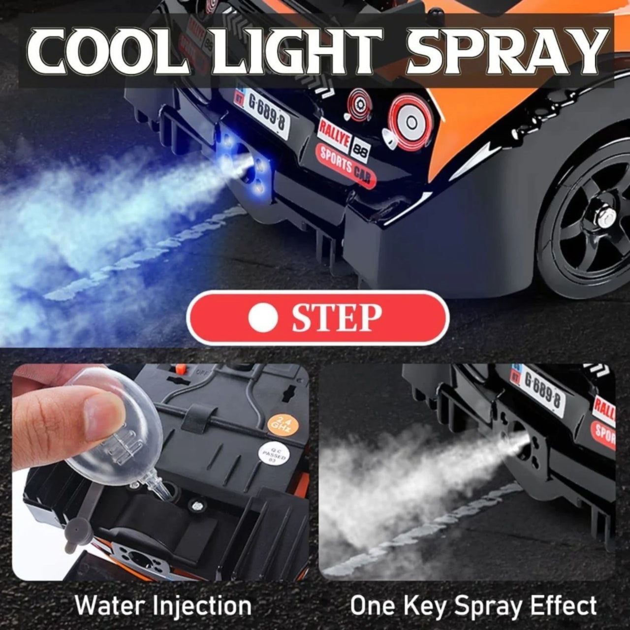 1:16 RC Nissan Drift Spray Car