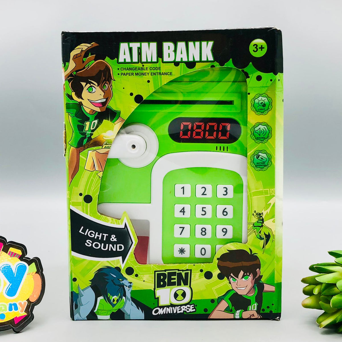 Ben 10 Fingerprint & Password Unlock Piggy Bank