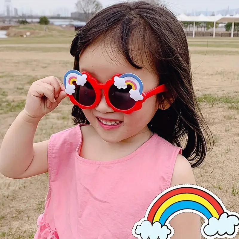 Kids rainbow sunglasses 2025