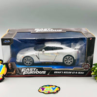 Jada 1:24 Diecast Fast & Furious Brian’s Nissan GTR R35