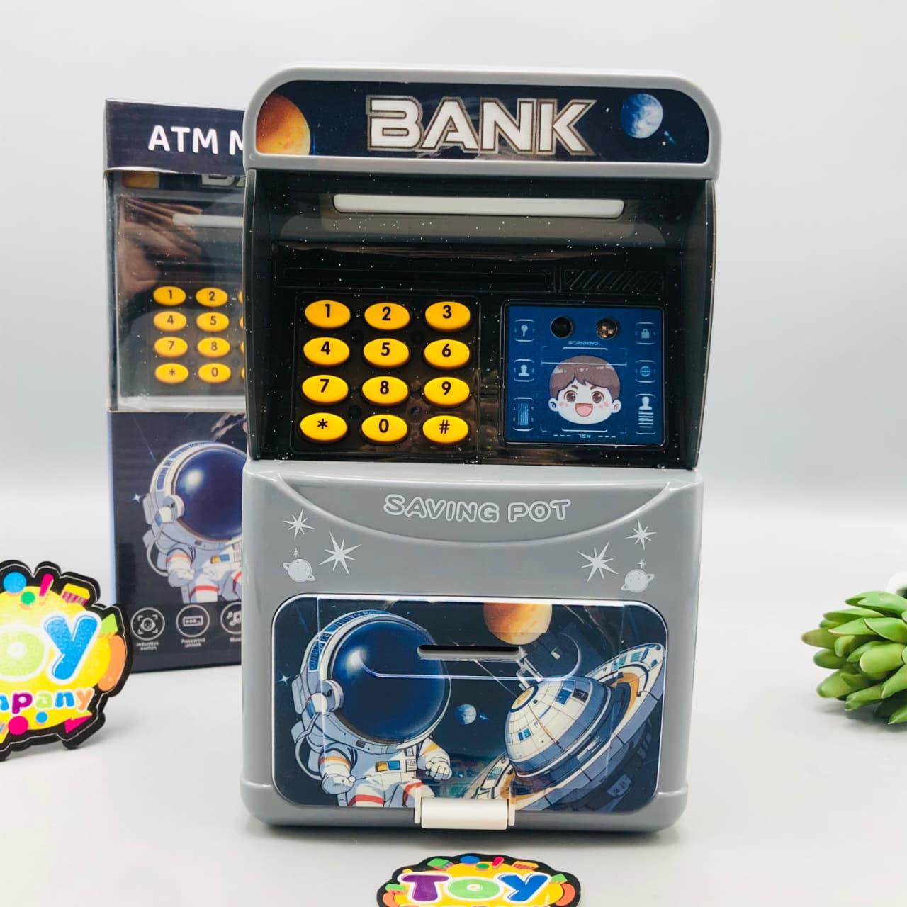 Kids Space Themed Password & Face Recognition ATM Machine