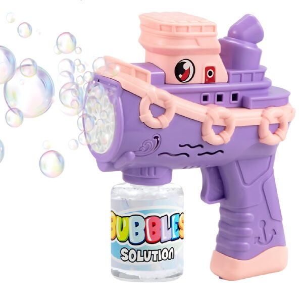 Ship Shape Manual Colorful Bubble Gun