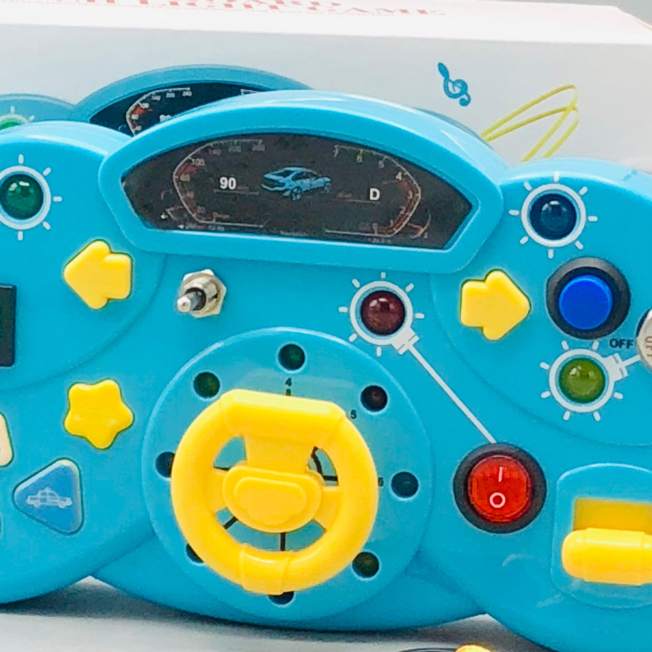 Toddlers Mini Steering Wheel With Colorful Lights