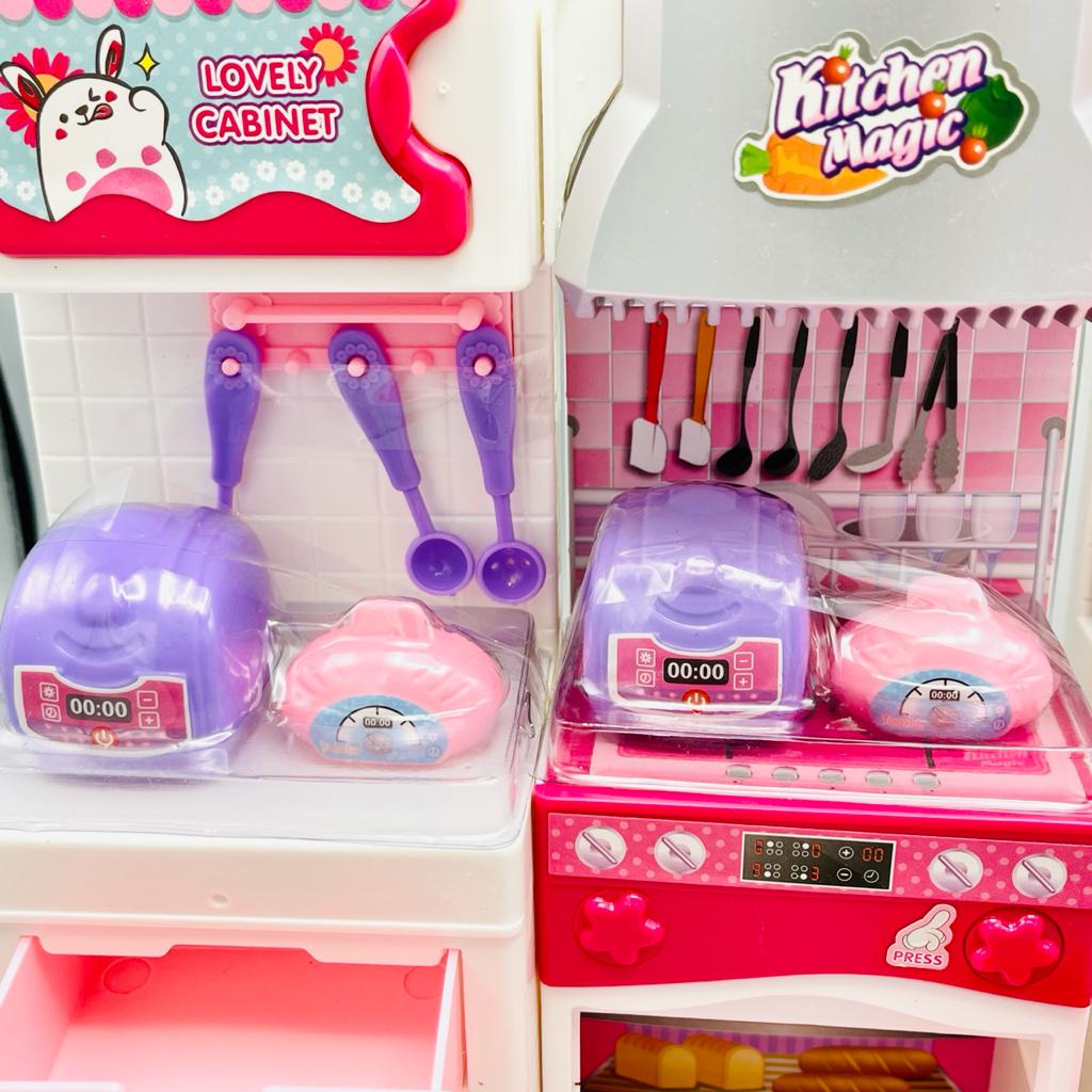 Combination Cabinet Kitchen Play Set