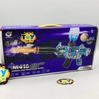 M416 Water Bullet Shooting Gun With Colorful Light Silencer