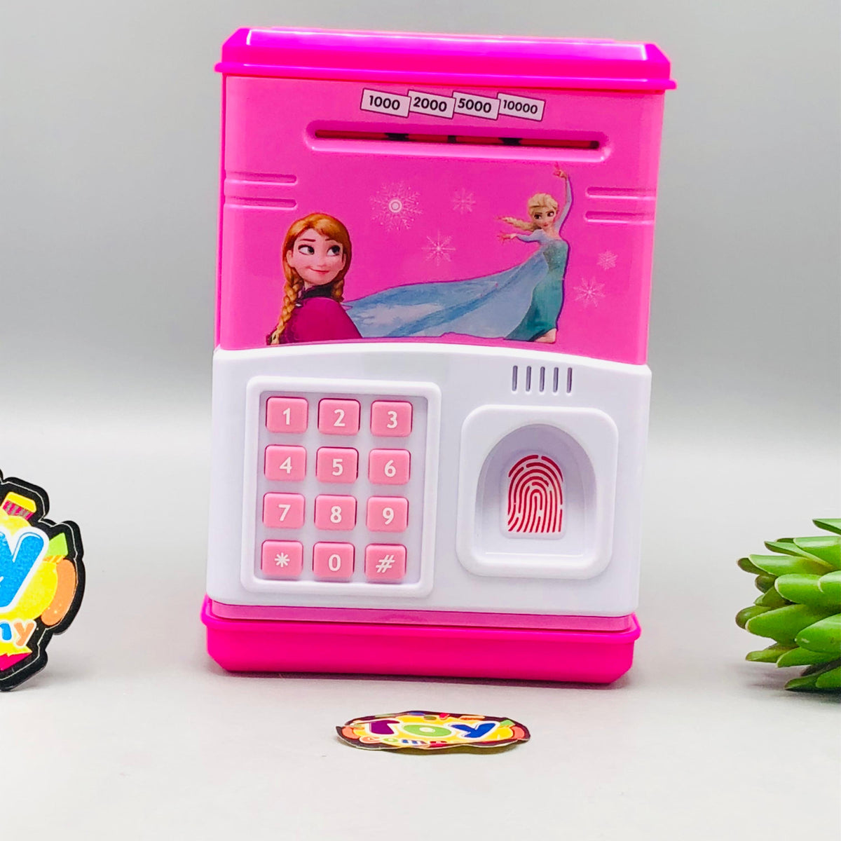 Frozen Fingerprint & Password Unlock ATM Machine