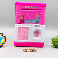 Frozen Fingerprint & Password Unlock ATM Machine