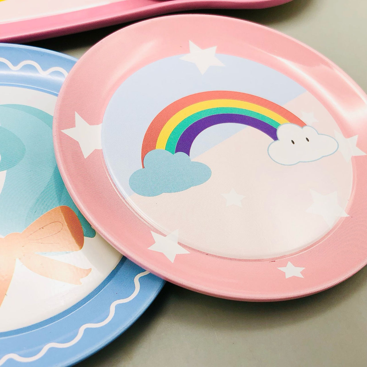 14Pcs Unicorn Themed Kids Metal Tea Set
