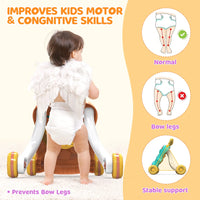 Multi-functional Baby Puzzle Activity Walker - Red