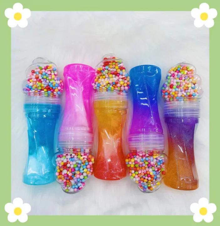 1Pc Unicorn Crystal Slime Mud Bottle