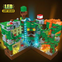 DIY Minecraft Lego Brick Set With LED Lamp Holder