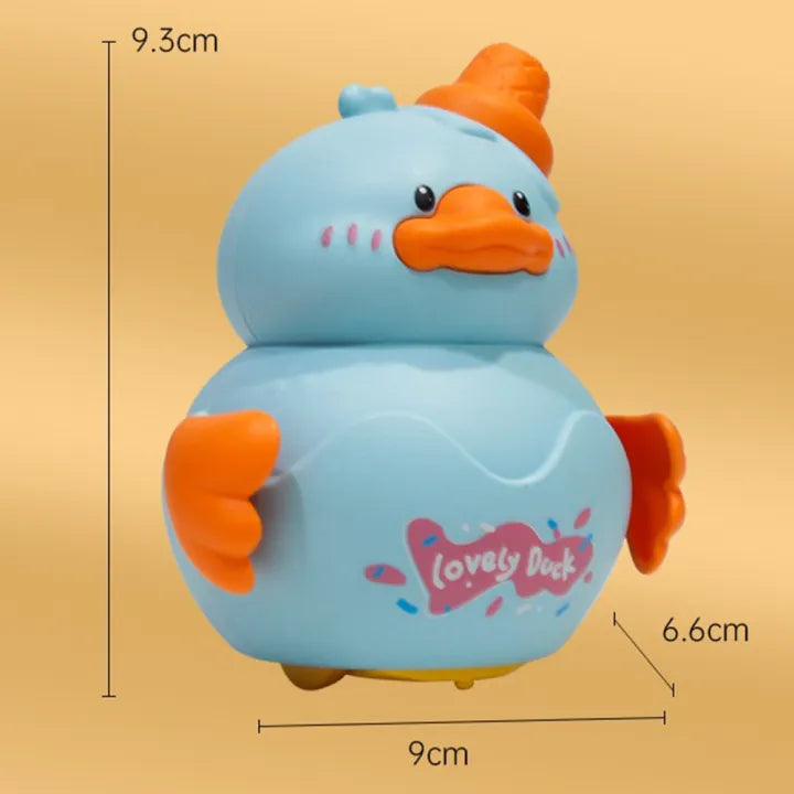 Cute Friction Wind-Up Cartoon Duck
