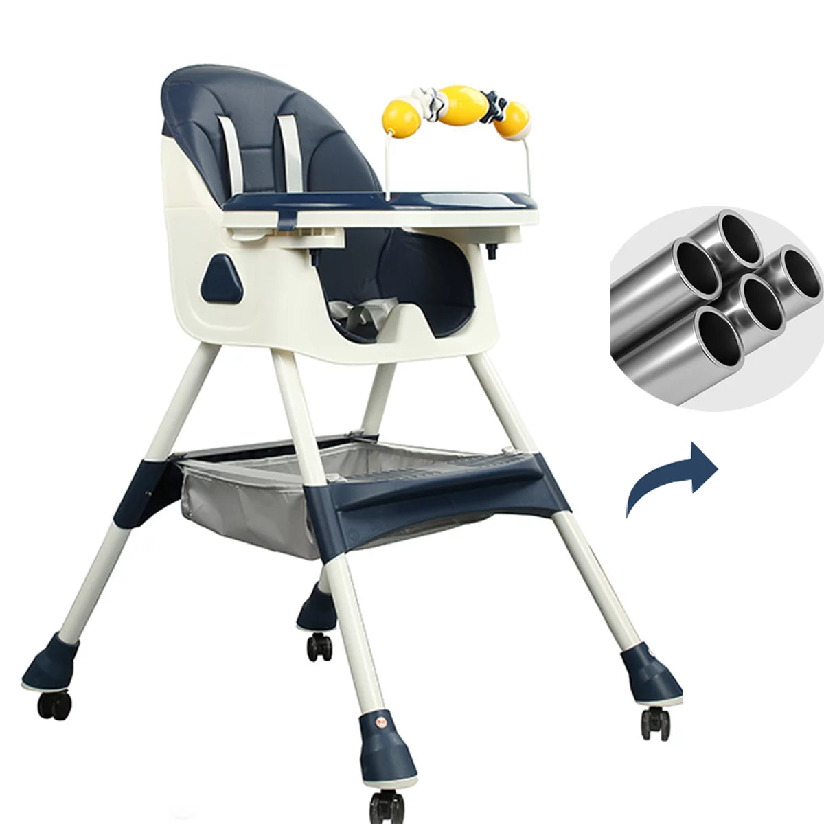 Kidilo 4in1 Convertible High Chair For Kids