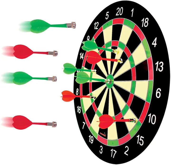 Magnetic Dartboard Game With 6 Darts