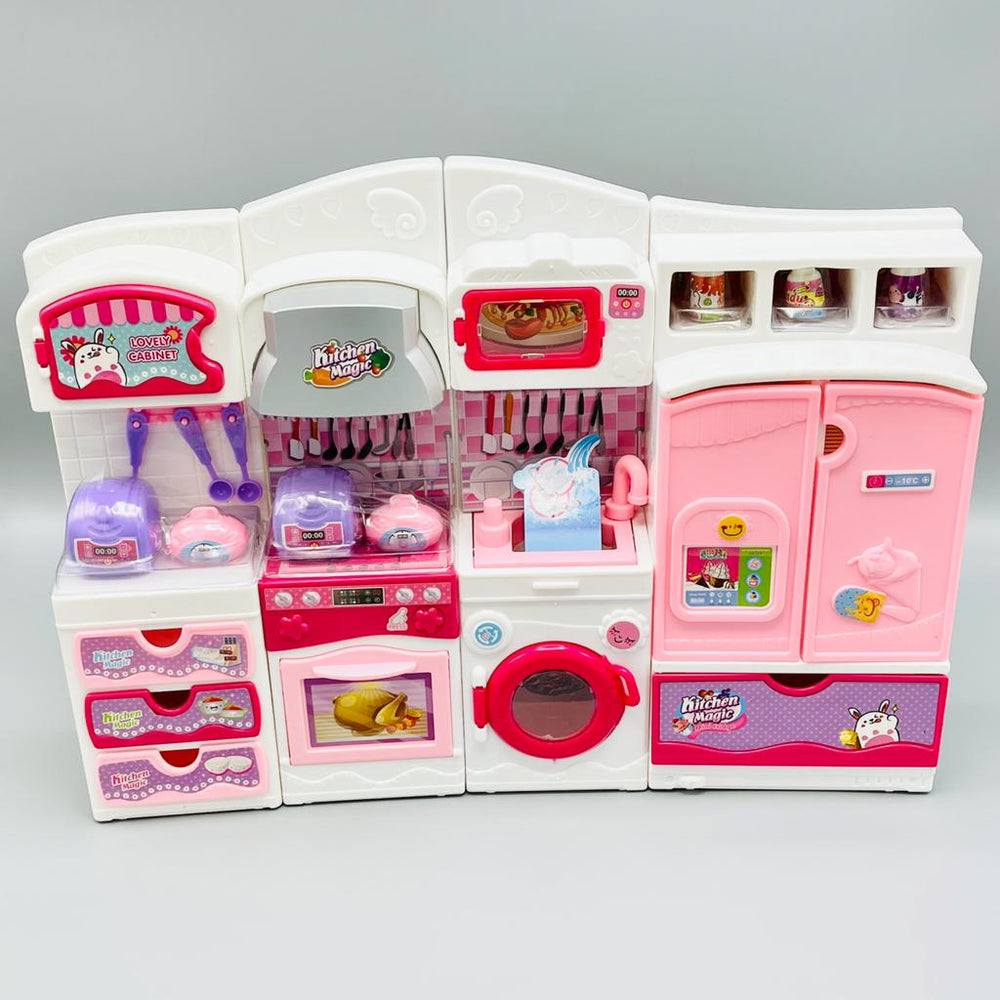 Combination Cabinet Kitchen Play Set