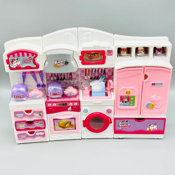 Combination Cabinet Kitchen Play Set