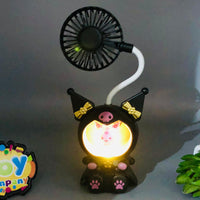 Kuromi Flexible Table Fan With Sharpener