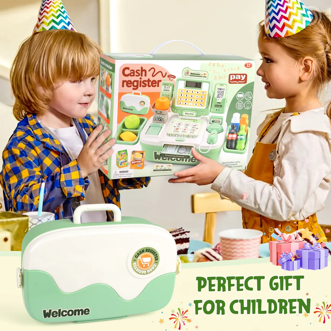 42Pcs Pretend Play Cash Register Toy