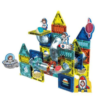 99Pcs Space Magnetic Pipeline Building Block
