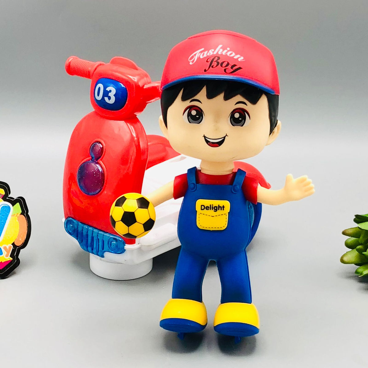 Light & Sound Little Boy Motorcycle Toy