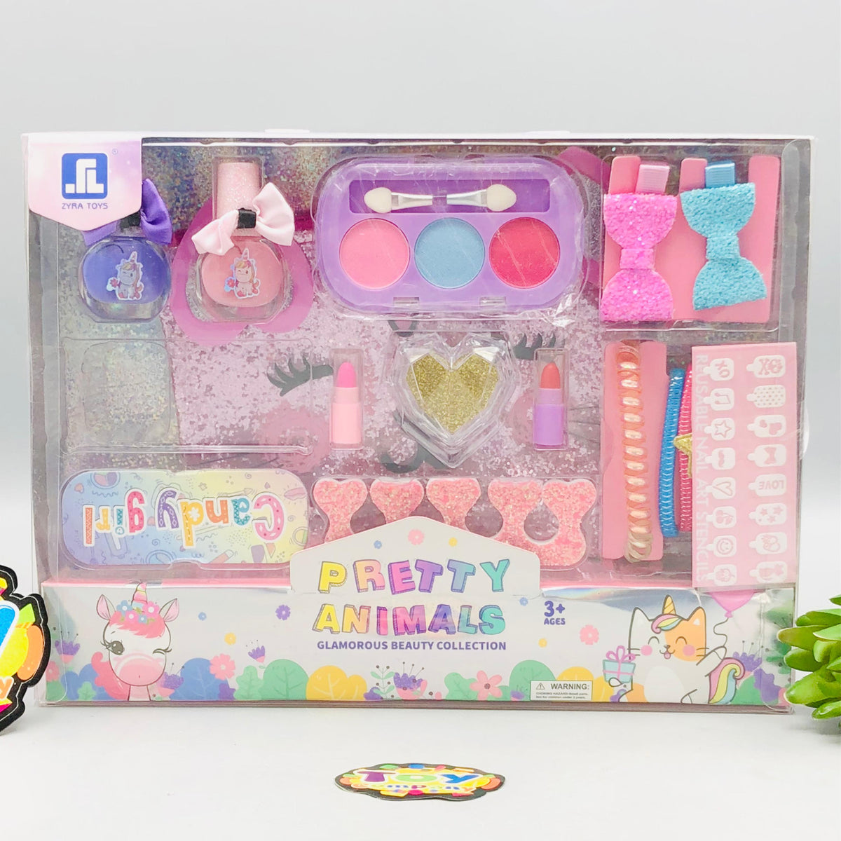 18Pcs Girls Realistic Pretty Glamorous Makeup Set