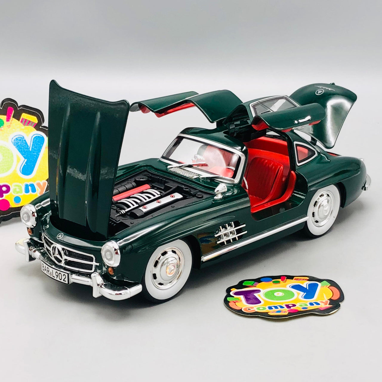 1:24 Diecast Benz 300SL Model Car - Without Smoke