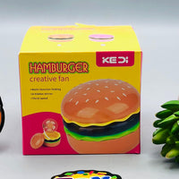 Burger Themed Rechargeable Desktop Fan