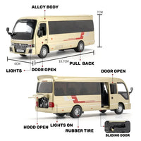1:32 Diecast Toyota Coaster Bus Model