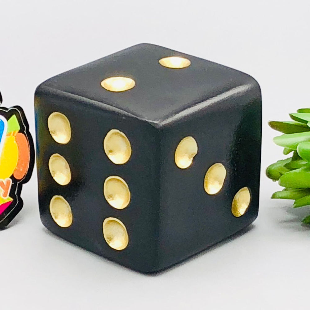 Wooden Dice Decor - 1 Pcs