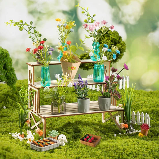 70Pcs DIY Miniature Paper Flower Botanical Craft