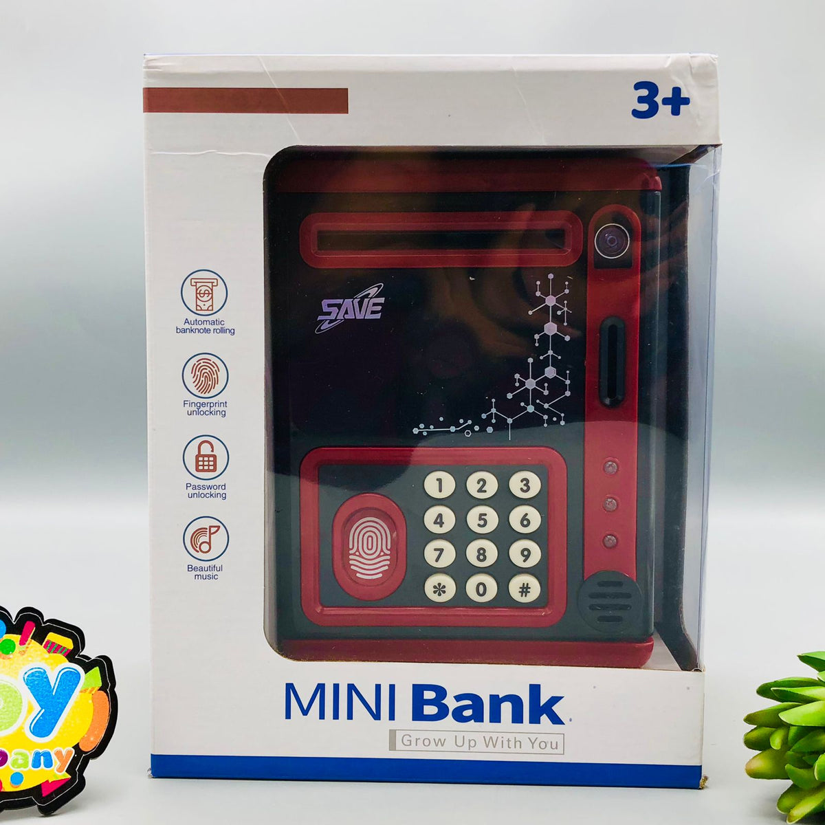 Battery Operated Face Recognition & Fingerprint ATM Machine